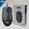 AOC MS100 wired USB mouse Home Office business computer desktop mouse. 