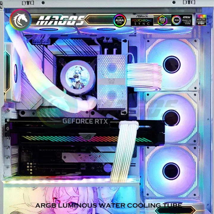 120%20240%20360%20CPU%20AIO%20Water%20Cooler%20Tubing%20RGB%20Soft%20Luminous%20Neon%20Liquid%20Cooling%20Tube%20Cover%205V%203Pin%20ARGB%20-%20Image%207