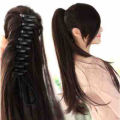 Straight catcher hair extension for girls, ponytail hair extension. 