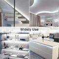 5V 2835 LED Strip Light White Warm White Flexible Cuttable Adhesive Tape for TV Backlight DIY Cabinet Shelf Home Decor Lighting. 