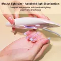 6W Mini Nail Dryer Machine Portable 6 LED UV Manicure Lamp Home Use Nail Lamp For Drying Polish Varnish With USB Cable. 
