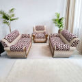 Elegant Malaysian Process Wood Sofa Set- S-1097-(2+2+1) PCS. 
