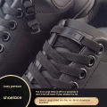 New Design Curved Buckle Shoelaces Without Ties Elastic Laces Sneaker 8MM Widened Flat Kids Adult Shoelace for Shoes. 
