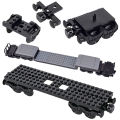 MOC City Creative Idea Train Base Wheel Carriage Building Blocks Bricks Assembled DIY Toys for Kids  . 