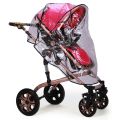 New Universal Stroller Rain Cover Baby Car Weather Wind Sun Shield Transparent Breathable Trolley Umbrella Raincoat Accessories. 