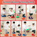 Montessori Children Toys PVC Balance Stone Inflatable Cushion Sensory Integration Training Tactile Sensing Party Social Games.