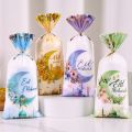 25/50/100pcs Eid Mubarak Gift Bags Cookie Candy Bag Ramadan Kareem Decoration 2026 Islamic Muslim Party Packaging Bag Pouch.