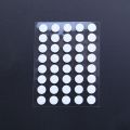 40Pcs 6.5mm Diameter 0.8mm Thickness Small Dots Universal Mouse Skates for Rubberized Mouse Foot Glide Feet Sticker..