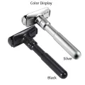 Mingshi Adjustable Safety Razor Double Edge Classic Men Shaving Mild to Aggressive 1-6 File Hair Removal Shaver it with 5 Blades. 