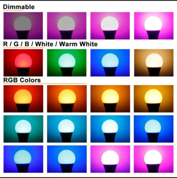 RGB%20Led%20Light%20Bulb%20With%20Remote%2010W%20-%20Image%202