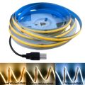DC5V COB LED Light Strip With USB Power Supply Light 320LED/m High-Density Flexible LED Lamp 3000K/4500K/6500K COB Light Strip. 