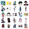 50Pcs Hunter X Hunter Anime Stickers Pack Cartoon Character Decoration Laptop Skin Waterproof Phone Case Cute Stickers.