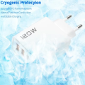 120W USB Charger Quick Charge 3.0 Type C PD Fast Charging Wall Mobile Phone Adapter for iPhone 15 Samsung Xiaomi EU/US/UK Plug.