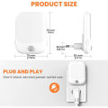 Night Light with Motion Sensor, Pack of 2 LED Night Light Socket with 3 Modes (ON/AUTO/OFF) and 5 Brightness Dimmable for Bedroo. 
