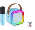 Karaoke sound system K12 with mic colorful light effect. 
