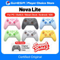 Gamesir Nova Lite Gamepads PC for Switch 2 Controller Switch Steam Android iOS iPhone Controle Hall Effect Joystick.