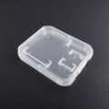 10pcs Transparent Standard TF/SD Memory Card Case Holder Box Storage Boxes Protection Holder Memory Card Clear Plastic Case. 