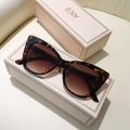 Women's cat's eye box simple gradient color matching Sunglasses-Joker fashion glasses.
