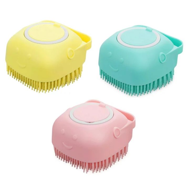 Pet%20Dog%20Shampoo%20Brush%202.7oz/80ml%20Cat%20Massage%20Comb%20Grooming%20Scrubber%20Brush%20for%20Bathing%20Short%20Hair%20Soft%20Silicone%20Rubber%20Brushes%20-%20Image%204