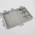 New Jewelry Organizer Velvet Jewelry Storage Tray Display Ring Bracelet Necklace Storage Box Showcase Drawer Organizer Trays.