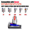 Mini Motorized Brush Head for Dyson V7 V8 V10 V11 V15 Vacuum Cleaner, Pet Hair Cleaning Tool, for Carpeted Stairs,Couch Cushions. 