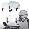 Motorcycle Windshield Extension Windscreen Deflector Adjustable Clip-on Windshield Universal. 