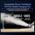 Summer Portable Waist-mounted Fan 3CM Ultrathin 4000mAh Clip on Strong Wind Small Fan Outdoor Work Neck Hanging Cooling Fan.