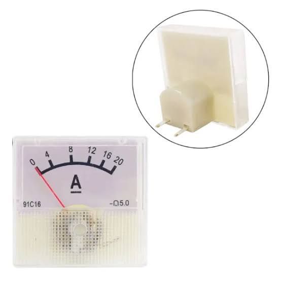 Analog DC Current Panel Meter for DC 0-20A Ammeter 91C16