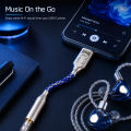 GraveAudio DA06 CX31993 HiFi USB DAC Type C To 3.5mm Headphone Amplifier Audio Decoder IEM AMP Mobile Phone Adapter. 