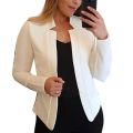 Spring Women Blazer Jacket 2024 Female Long Sleeve Thin Coat Open Stitch Blazer OL Womens Basic Jackets and Coats Femme Tops. 