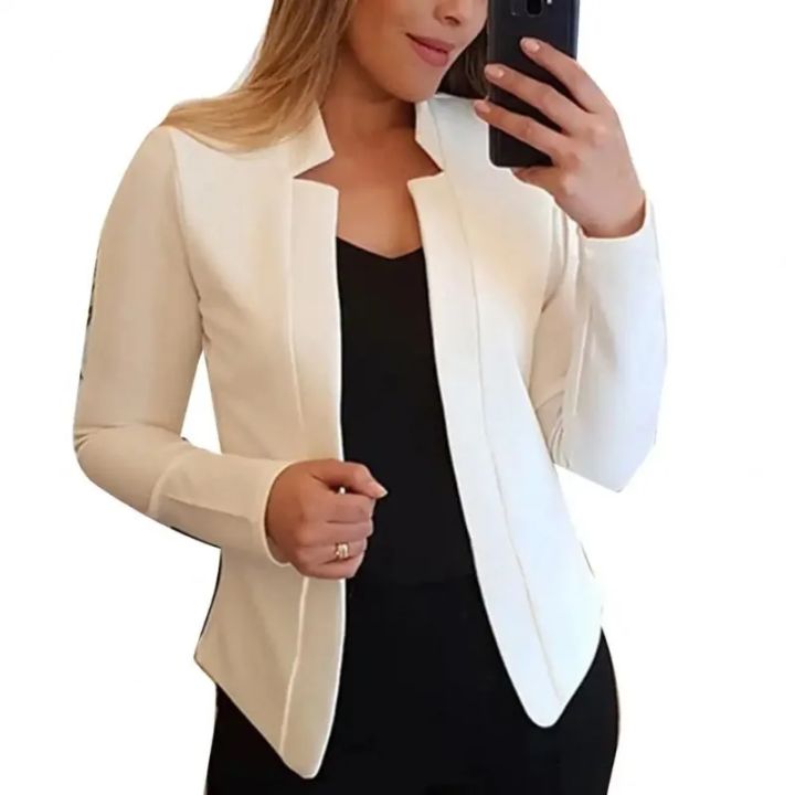 Spring%20Women%20Blazer%20Jacket%202024%20Female%20Long%20Sleeve%20Thin%20Coat%20Open%20Stitch%20Blazer%20OL%20Womens%20Basic%20Jackets%20and%20Coats%20Femme%20Tops%20-%20Image%204