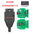 VAG K CAN Commander 1.4 FTDI PIC18F25K80 VAG 1.4 for VW/AUDI OBD 2 OBD2 Auto Car Diagnostic Tools VAG COM K-line Cable. 