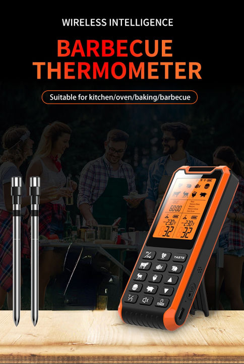 Meat%20thermometer,%20accurately%20measures%20the%20temperature%20of%20grilled%20meat,%20wifi%20mobile%20phone%20connection,%20multi-language%20switchable,%20-%20Image%206