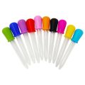 10Pcs/Set 5ml Silicone Plastic Pipette School Lab Experiment Supplies Dropper Feeding Medicine Liquid Eye Ear Pipette Dropper. 