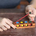 Color Cubes Matching Puzzle Wooden Brain Teaser Casse Tete For Kids Adults Teens Mind Challenge IQ Logic Test Educational Toys. 