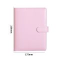 A5 New Vintage Refillable Notebook File Folder Notepad Cover Leather Ring Binder Office Supplies. 