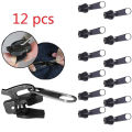 12pcs Universal Instant Fix Repair Kit Replacement 3 Sizes Zip Slider Teeth Rescue New Design Sewing Clothes. 