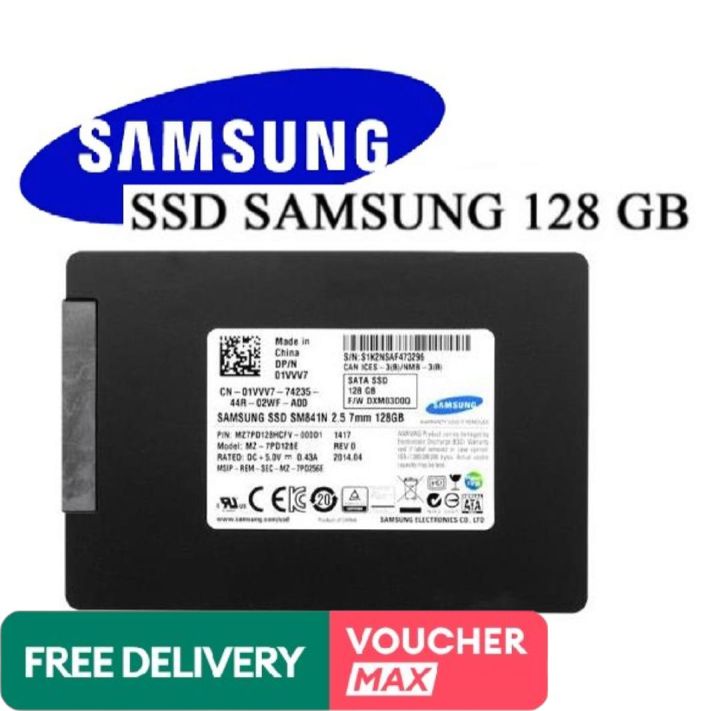 Genuine Samsung 2.5″ 128GB SSD & 256GB SSD SATA 6.0Gbps Hard Drive