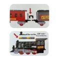 17 Pcs Battery Operated Train Set with Light and Music. 