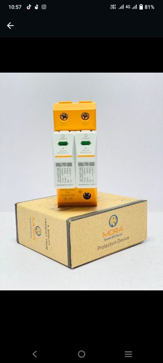 SPD 2-Pole DC 40KA Surge Protection Device 1000V Mora Bulgeria