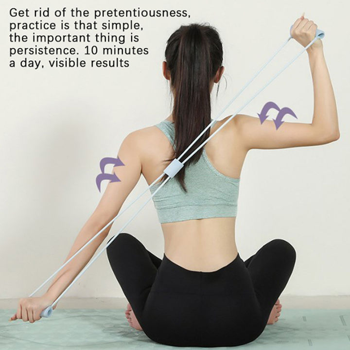 8%20Word%20Chest%20Expander%20Rope%20Resistance%20Bands%20Yoga%20Fitness%20Resistance%20Workout%20Muscle%20For%20Gym%20Exercise%20Fitness%20Rubber%20Elastic%20Bands%20-%20Image%204
