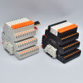 10PCS DIN Rail Relay Module HF 41F With LED 6A Slim Relay 5V 12V 24V High Frequency Relay 41F-5-ZS 41F-12-ZS 41F-24-ZS. 