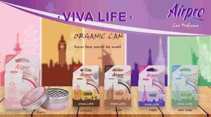 Airpro Tempting Viva Life Air Freshener New York - Car, Desk, Office, Cabin, Home, Room Air Freshner Perfume Fragrance Flavor