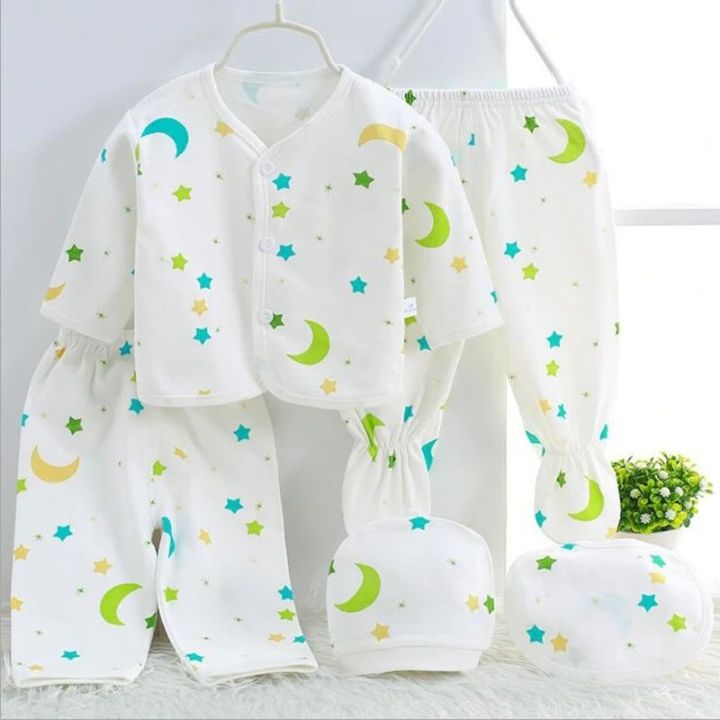 5pcs%20Newborn%20Baby%20Boys%20Girls%20Cute%20suit%20Long%20Sleeve%20Tops+hat+pants%20+bib%20Outfits%20Set%20From%200%20To%204%20Months%20Clothes%20Set%20For%20Baby%20-%20Image%209