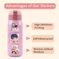 50pcs The Summer Hikari Died Stickers Cool Yoshiki Hikaru Sticker Laptop Bike Skateboard Suitcase Bike Aesthetics Decals. 