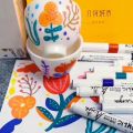 Acrylic Marker 24-80 Colors Pen Set for Draw Sketching Oily Tip Based Markers Graffiti Manga School Art Painting Supplies. 