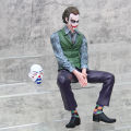 DC Comics Batman Dark Knight Heath Ledger Joker Chair Action Figure Statue. 