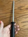 (K). 9" Knife Sharpening Honing Rod Steel Germany Solingen. 