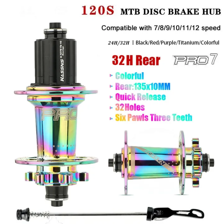 HASSNS%20PRO%207%2032%20holes%20mtb%20hubs%207%208%209%2010%2011%2012speed%20Mtb%20hubs%20noisy%20cube%20k7%2024/32holes%20hub%20for%20bike%20MTB%20Rear%20Hub%20Quick%20Release%20-%20Image%202