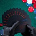 High Quality 1 Set Black Foil Plated Poker Cards Waterproof Playing Card Limited Edition Collection Magic Poker Creative Gift. 